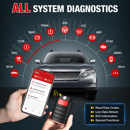 Ediag New Version All System Diagnostic Tool ECU Coding Active Test 15 Resets Car OBD2 Scanner 1 Year Update Free