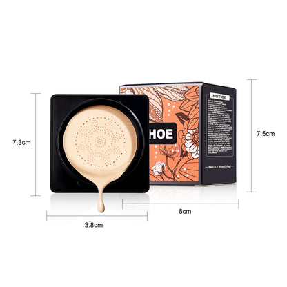 EELHOE Cushion compact BB Frost Invisible Pore Ivory White Natural Color Fit Makeup Base Mushroom Cushion