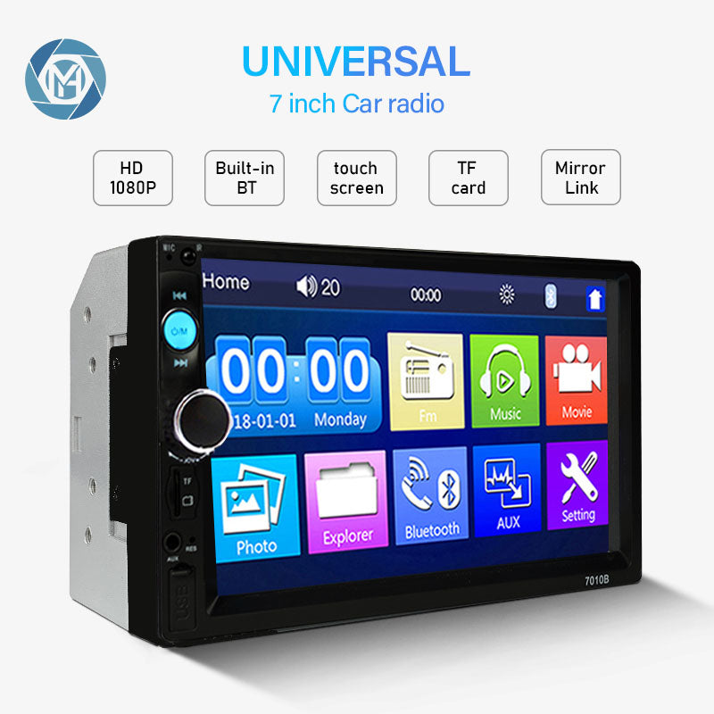 7018B Universal Car Radio 7Inch Touch Screen Double DIN Music Player 2 Din Video Stereo Autoradio Car MP5 Player