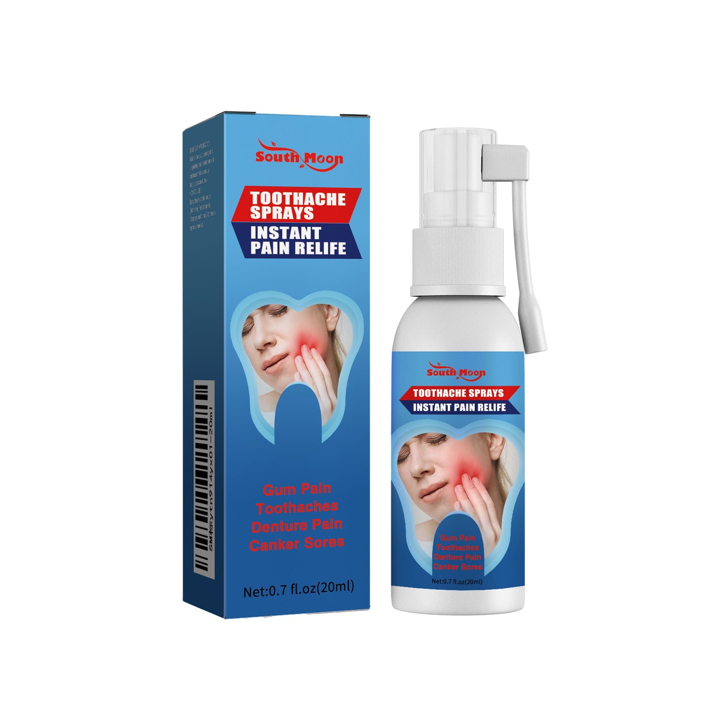 South Moon Oral Care Spray Teeth Care Soothing Tooth Discomfort Gentle Oral Care Spray