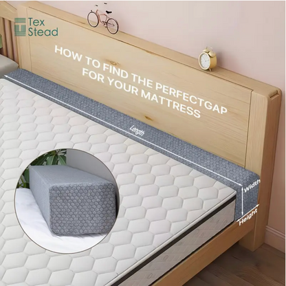 Multi Functional Memory Sponge Headboard Pad-Comfortable Portable Wedge-shaped Headboard Stopper, Machine Washable,Skin Friendly