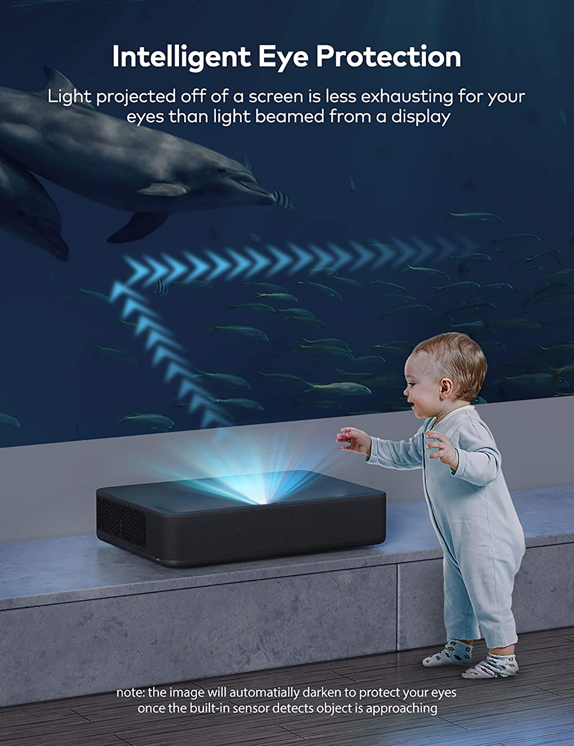 [US Warehouse] Wupro X VAVA UST Native 4K ALPD Laser Projector 2500ANSI Lumens High Brightness 2+32GB Short Throw Projector