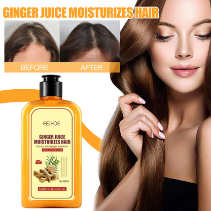 EELHOE Ginger Anti-Hair Loss Shampoo Moisturizing Repair Hair Follicle Strengthening Anti-Hair Loss Firming Shampoo