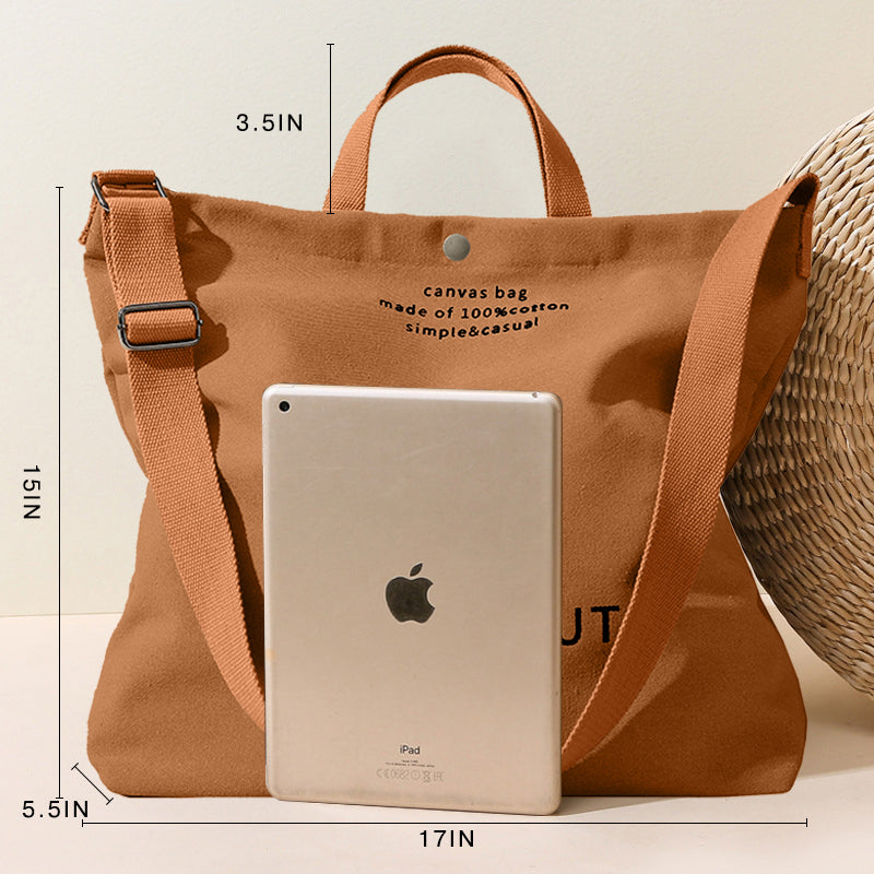 USA Warehouse Women'S Tote Bags Shoulder Bag High Quality Heavy Weight Cotton Canvas Tote Bag