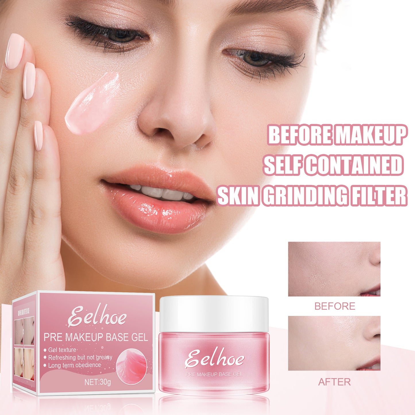 EELHOE Primer Gel Before Makeup Moisturizing and Firming Skin Primer Concealer Cream Before Makeup