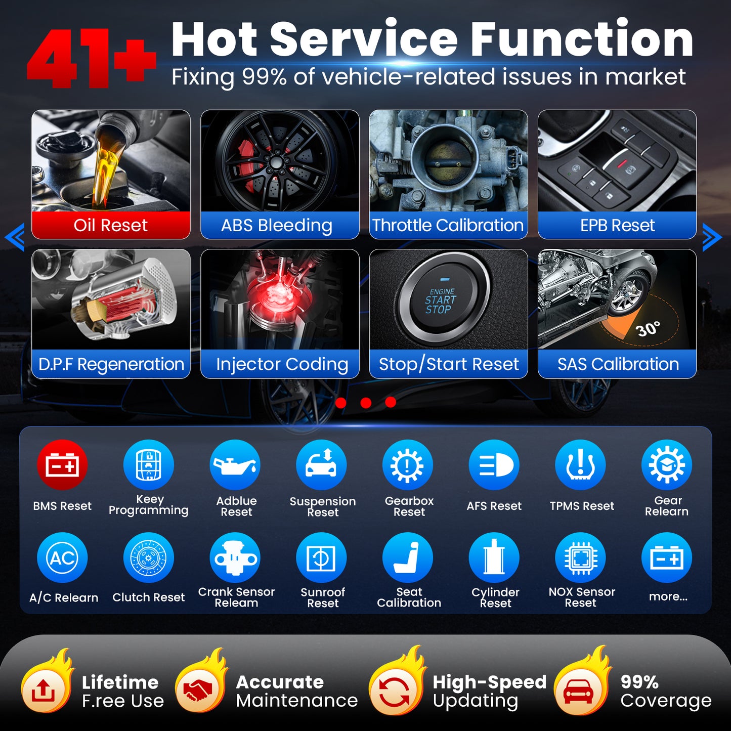 LAUNCH Advanced  X431 PRO3S+ Elite Professional Automotive Diagnostic Machine With J2534 Programming Power Than PRO5