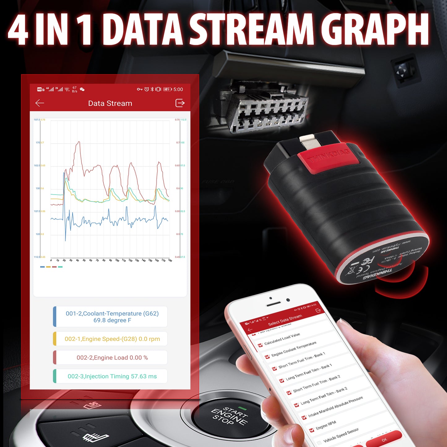 Thinkdiag Old Version Diagzone OBD2 Scanner Full System Diagnose Ecu Coding All Software Code Reader