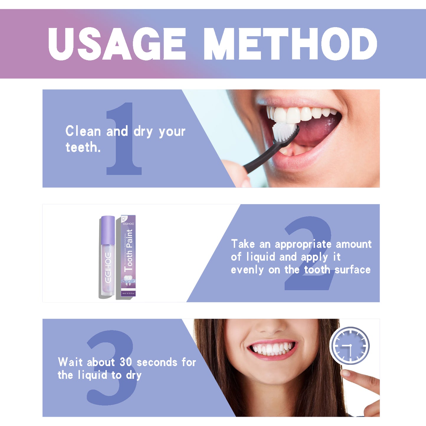 EELHOE Whitening Tooth Pen Oral Care Clean Tooth Stains White Teeth Fresh Breath Teeth Whitening Pen