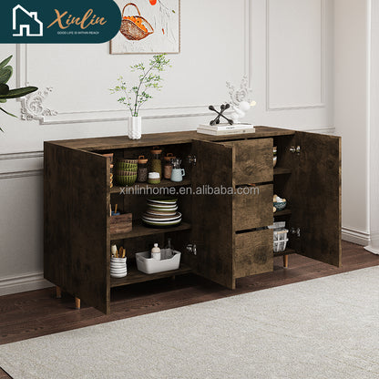 Free Shipping Comprehensive Storage with Divided Display Versatile Side Cabinets Perfect