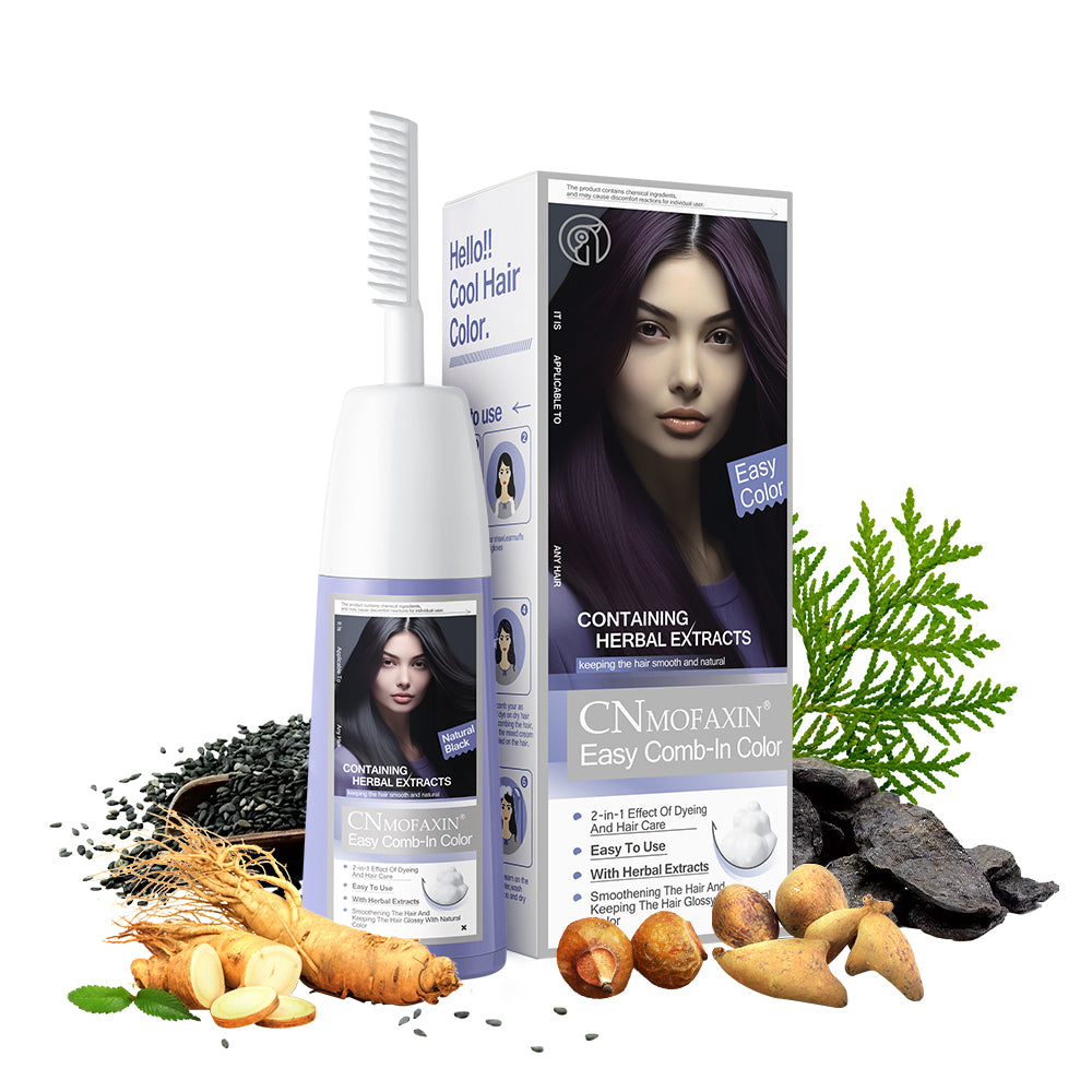 Guangzhou Factory Wholesale Private Label Ammonia Free Dye  Hair Color Black Hair Dye Cream