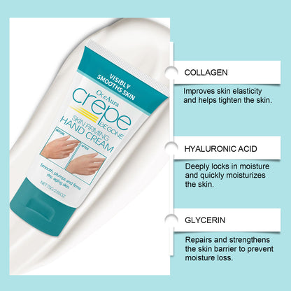 OceAura Skin Tightening Hand Cream Moisturizing Nourishing Collagen Firming Brightening Hand Skin Care Cream