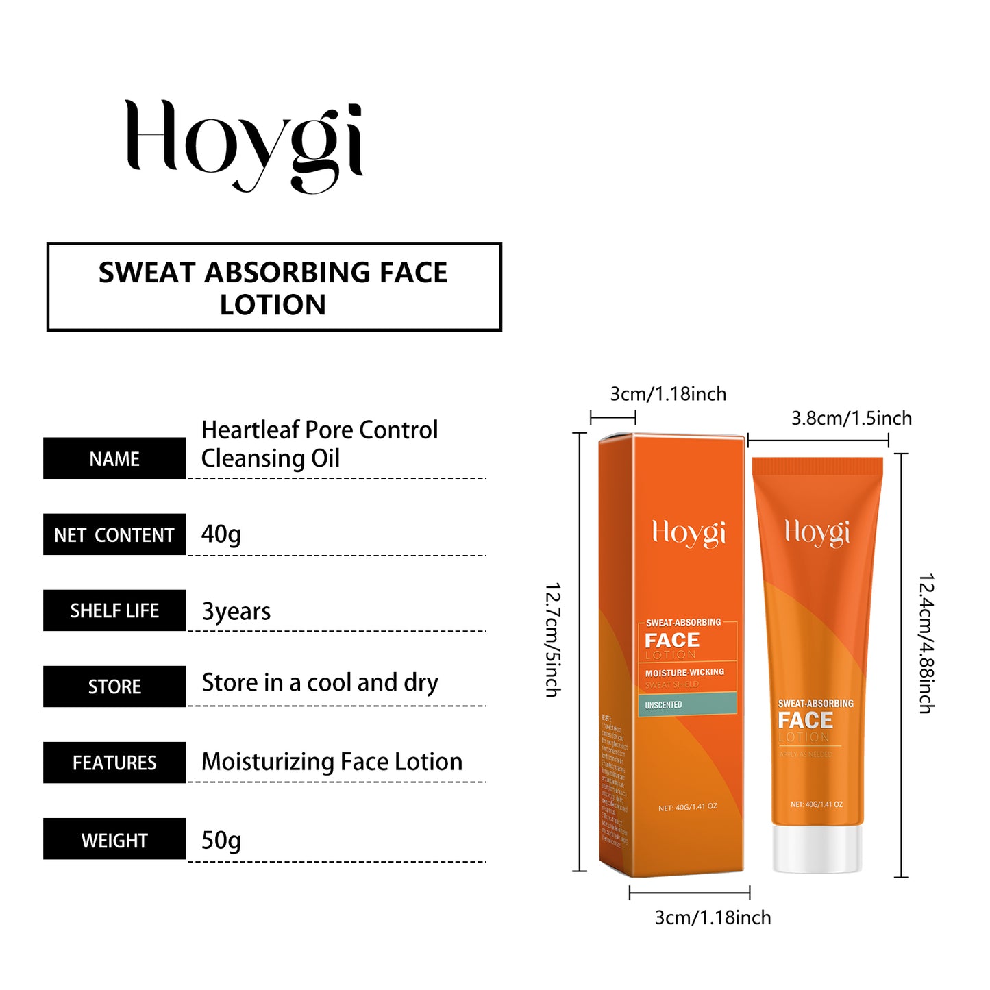 Hoygi Moisturizing and Sweatproof Facial Lotion Moisturizing Hydrating Skincare Oil Control Skin Softening Essence Facial Lotion