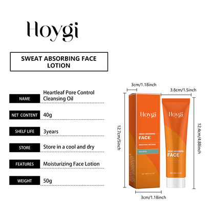 Hoygi Moisturizing and Sweatproof Facial Lotion Moisturizing Hydrating Skincare Oil Control Skin Softening Essence Facial Lotion