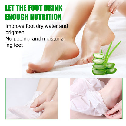 EELHOE Aloe Foot Mask Moisturizing Anti-Chap Exfoliating Skin Care Foot Mask