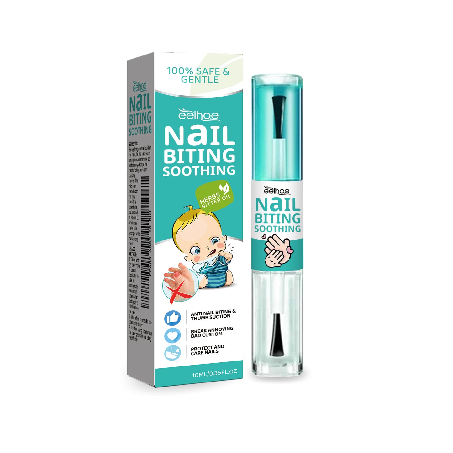 EELHOE Anti-Nail Biting Solution Prevent Infants and Toddlers from Nail Biting Nail Care Solution for Nail Biting Prevention