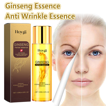 Hoygi Ginseng Polypeptide Anti-Wrinkle Essence Repair Facial Fine Lines Improve Dullness Moisturizing Firming Anti-Wrinkle Essence