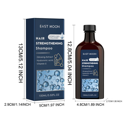 East Moon Men's Shampoo Deep Cleansing Moisturizing Hair Root Scalp Massage Nourishing Care Shampoo