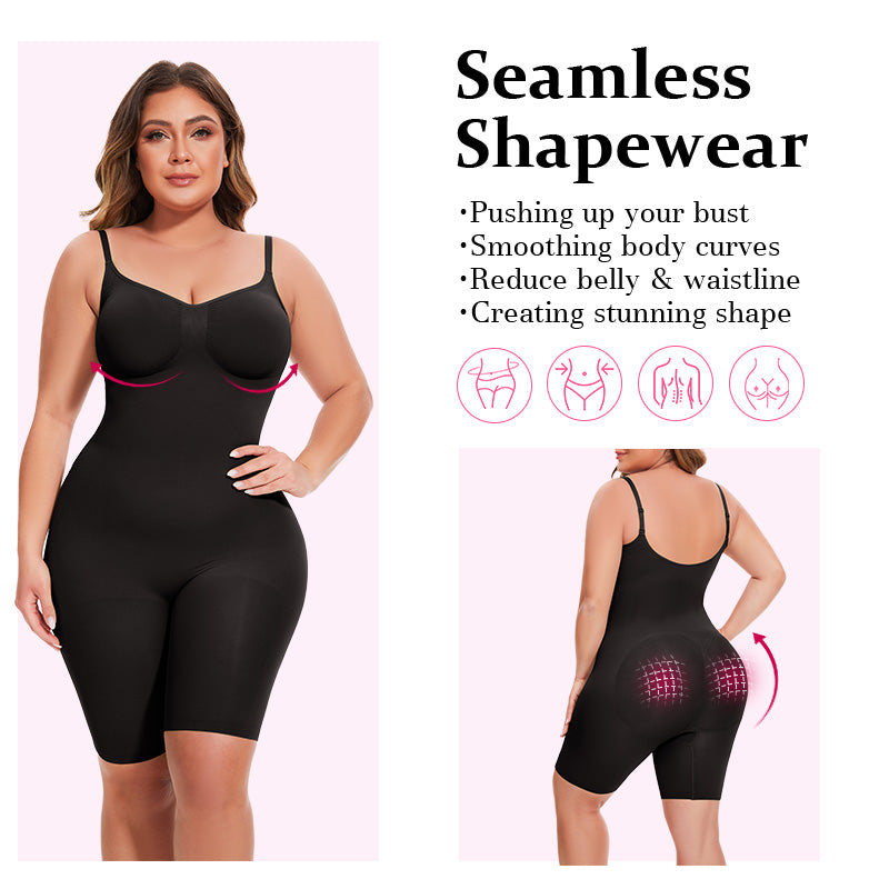 Dropship SEAMLESS Postpartum Abdomen Shapewear Sculpting Short Mid Thigh Slimming Body Shaper for Women Tummy Control Slimmer