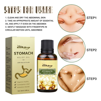 South Moon Stomach Soothing Oil Qing Su Bian Relieves Gastrointestinal Discomfort Massage Care Firming Slimming Oil