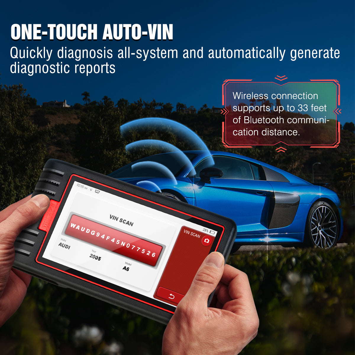 ThinkScan Max 2 Full System Diagnostic Tool Support CANFD for G-M 2025 AF DPF IMMO 28 Reset OBD2 Scanner