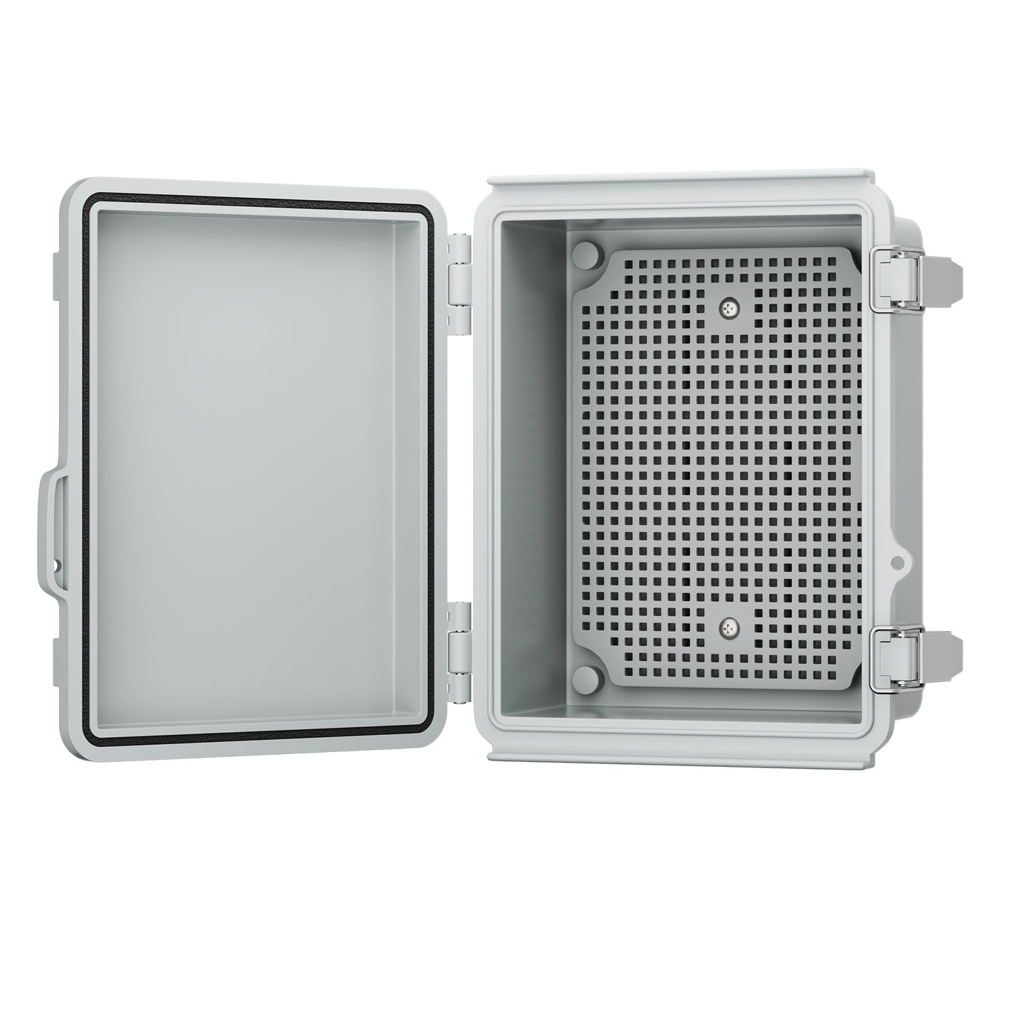 250X350X150mm Clear Cover Outdoor Electrical Box Enclosure ABS Plastic Junction Control Panel Box With Drill Holes