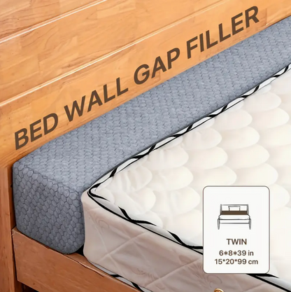 Multi Functional Memory Sponge Headboard Pad-Comfortable Portable Wedge-shaped Headboard Stopper, Machine Washable,Skin Friendly