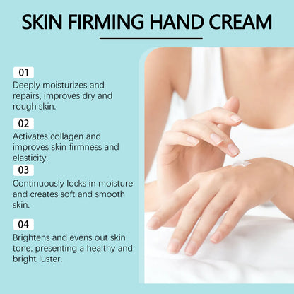 OceAura Skin Tightening Hand Cream Moisturizing Nourishing Collagen Firming Brightening Hand Skin Care Cream