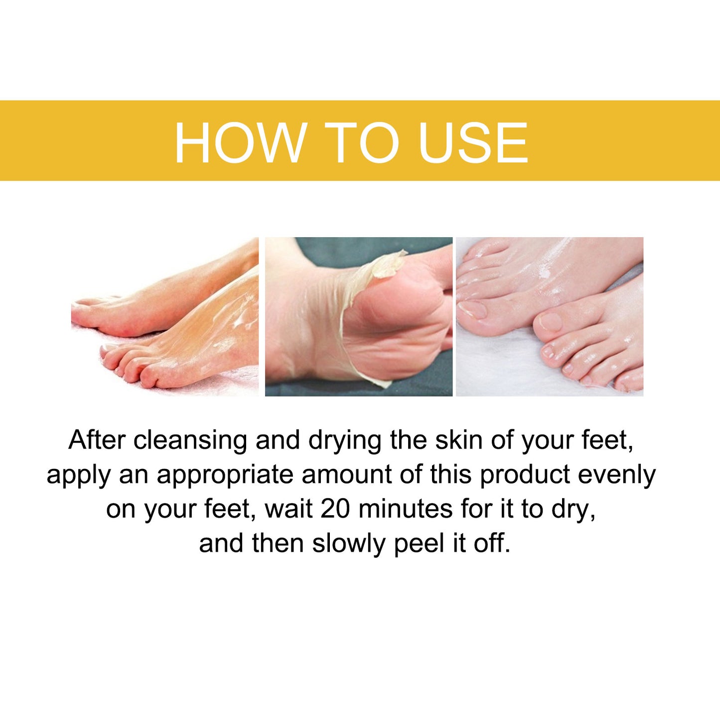 Hoygi Honey Milk Peel Off Hand and Foot Mask Hand and Foot Cuticle Exfoliating Moisturizing Repair Smooth Hand and Foot Mask