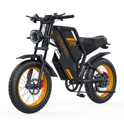 China Best Manufacturer Factory Supply Fat Tire Electric Bike Coswhel GT20 City Ebike 1500W 25Ah Hydraulic Disc Brake E Bike