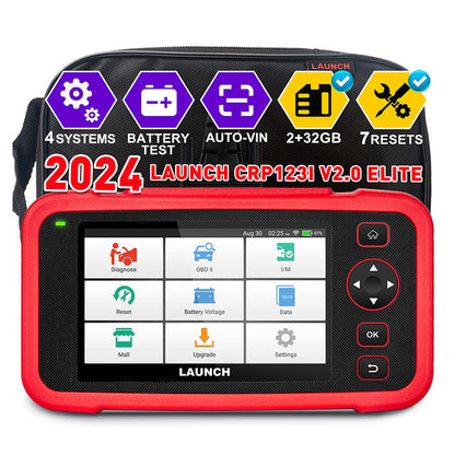 Launch CRP123i V2.0 Multi System Diagnostic OBD2 Scan Tool 2025 New Ver. Creader Elite PK CRP123X