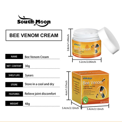 South Moon Bee Venom Joint Pain Cream Massage Relief Joint Discomfort Knee Lumbar Spine Shoulder Neck Care Cream