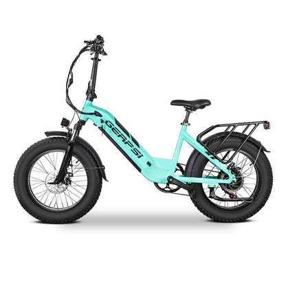 MZ-9 Eu US Warehouse Stock 20 Inch 48V 500W 750W Full Suspension Folding Fatbike E-Bike Electric Bicycle for Sale