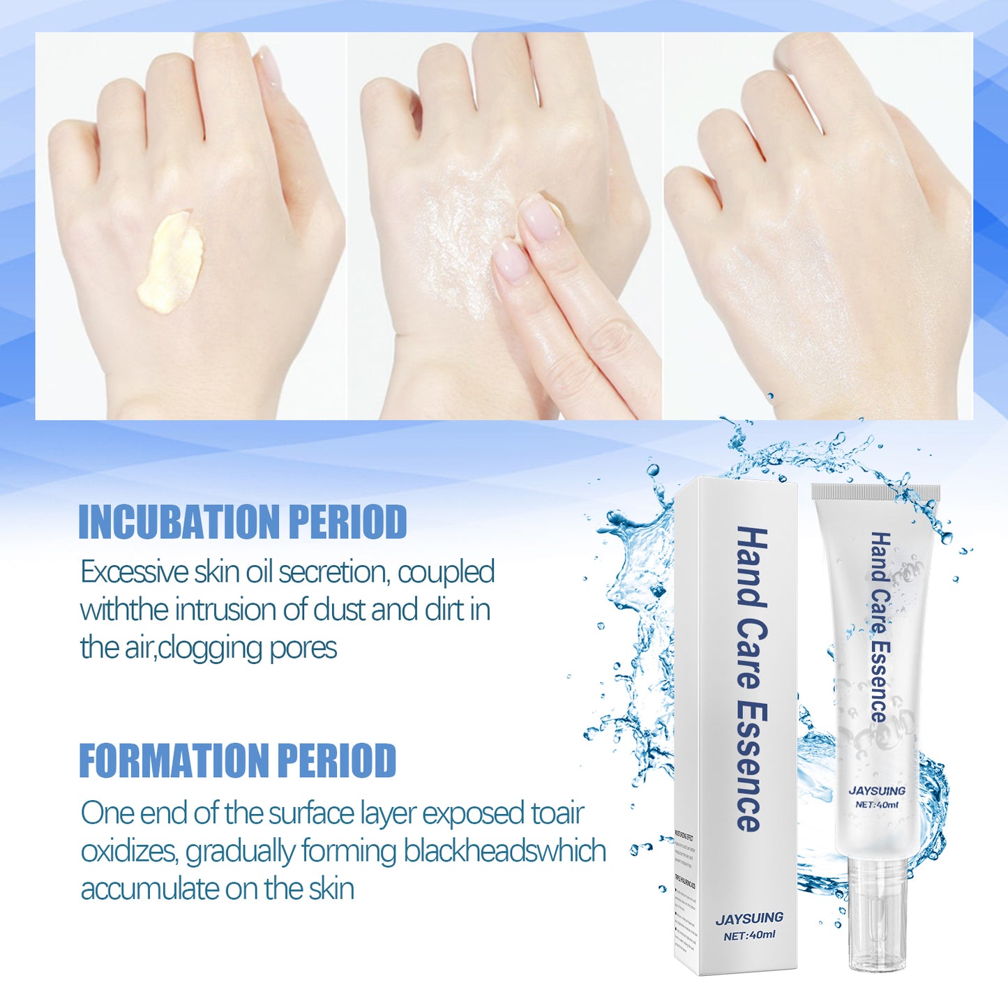 Jaysuing Hyaluronic Acid Hand Guard Essence Hyaluronic Acid Anti-Aging Skin Care Moisturizing Essence