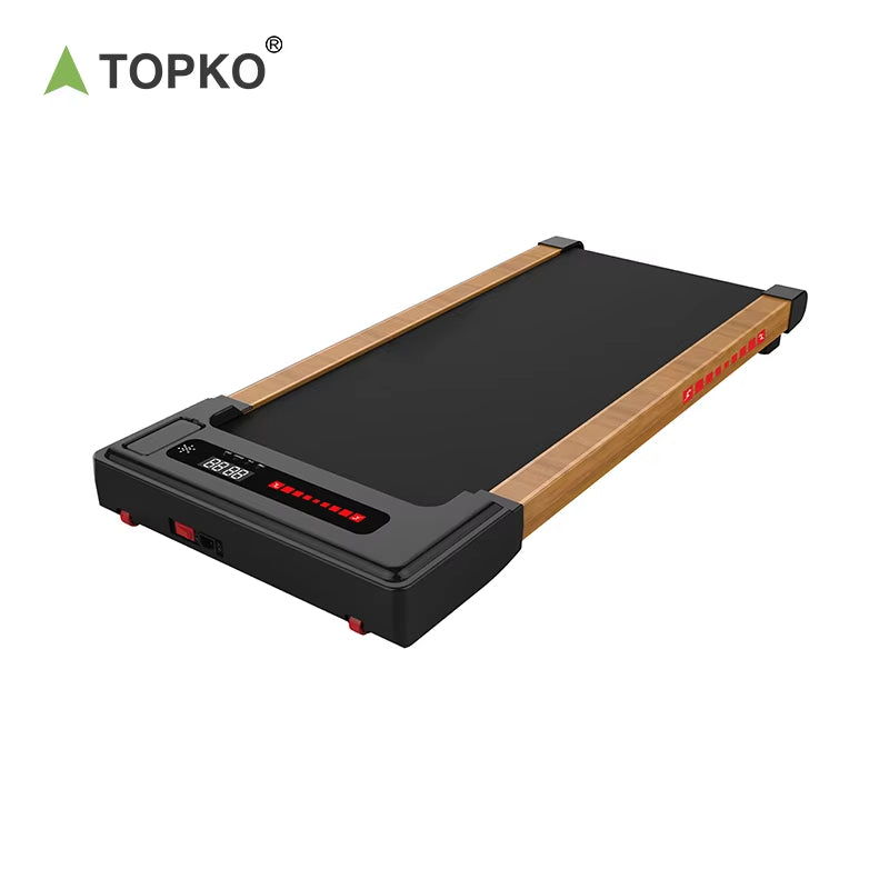 TOPKO in STOCK US WAREHOUSE PortabLe Mini Treadmill with Remote Control Bluetooth Max Weight Walking Pad