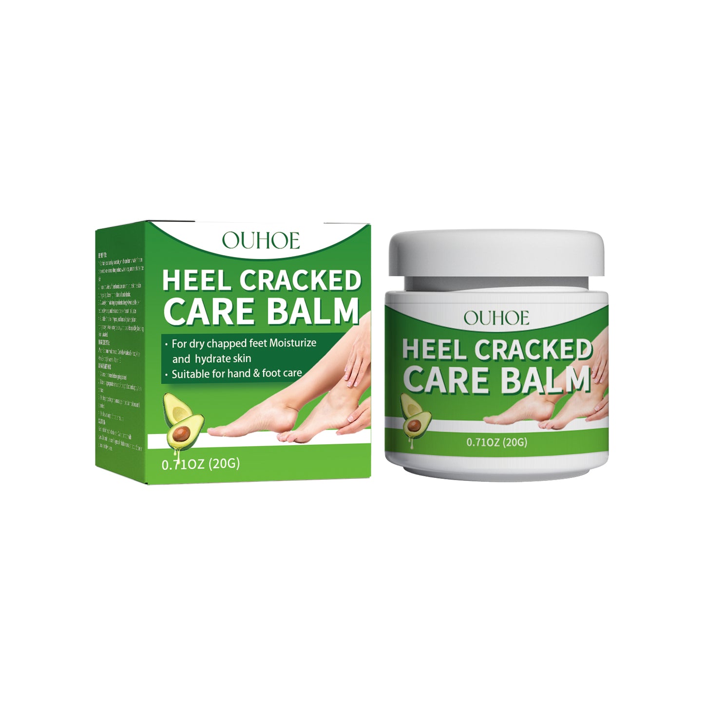 OUHOE Heel Crack Care Cream Heel Repair Anti-Cracking Moisturizing Foot Care Cream