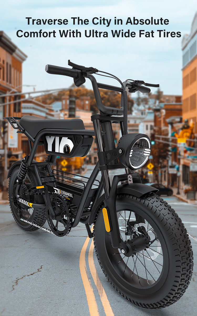 Coswheel Y16 Electric Bike Bicycle City Electric City Bike E Bike Folding Ebike 750w Japanese Style Urban Electric Bicycles