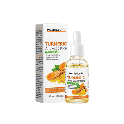 West&Month Turmeric Facial Serum Hydrating Blemish and Acne Scar Brightening Skin Essence