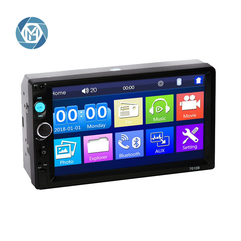 7inch 2 DIN Car Audio Touch Screen Media Stereo Built-in BT Mirror Link and Android Phone With Camera Car Stereo