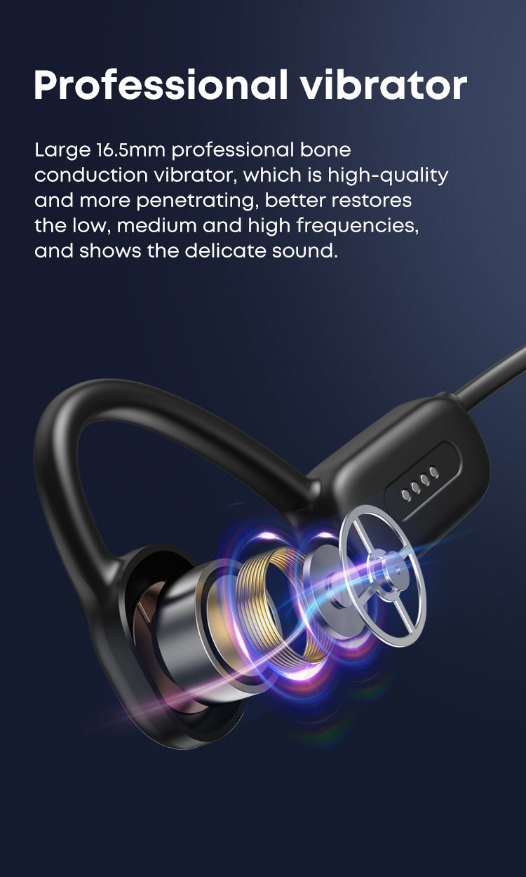 IPX8 Waterproof Headset Swimming Bluetooth Headphones With 32G TF Card Sports Wireless Earbuds Stereo Bone Conduction Earphone