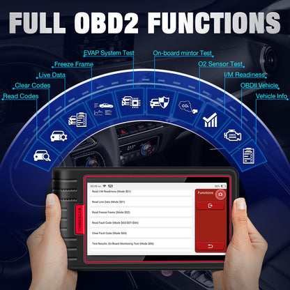 ThinkScan Max 2 Automotive Diagnostic Tools Full System OBD2 Scanner AF DPF 28 Reset PK ThinkTool Mini