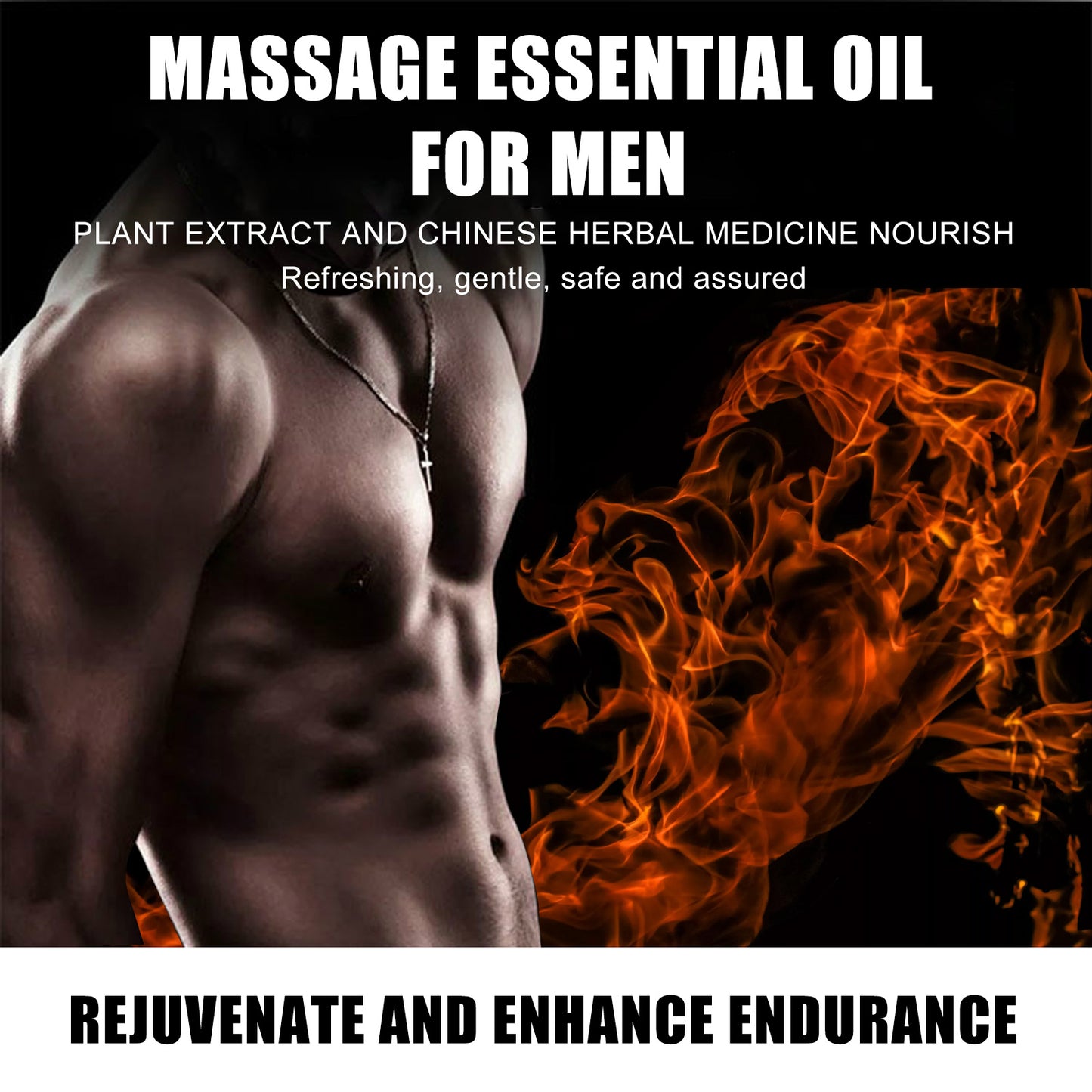 EELHOE Men's Massage Essential Oil Men's Maintenance Massage Care Essential Oil Body Care Essential Oil