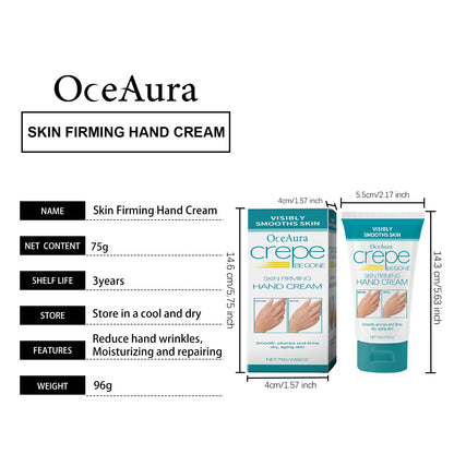 OceAura Skin Tightening Hand Cream Moisturizing Nourishing Collagen Firming Brightening Hand Skin Care Cream