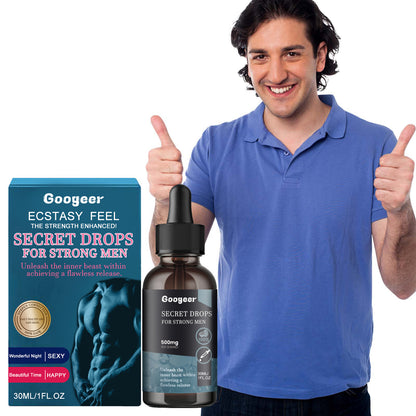 Googeer Male Strong Secret Drops Anxiety Relief Relaxation Body Vitality Enhancement Drops