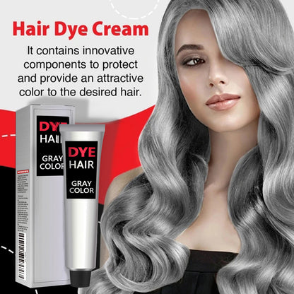 EELHOE Hairdressing Agent Granny Grey Hair Hairdressing Agent Trendy Hair Cream Easy to Color Hair Care Long Lasting Mild Not Hurt Hair