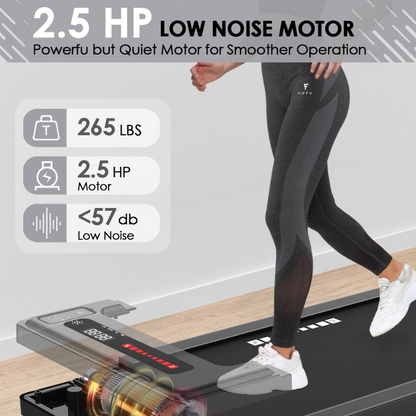 TOPKO in STOCK US WAREHOUSE PortabLe Mini Treadmill with Remote Control Bluetooth Max Weight Walking Pad