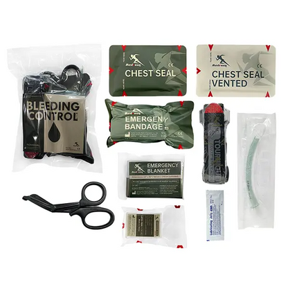 Medresq Portable Vacuum Trauma First Aid Kit Emergency Survival Rescue Bag IFAK Medical Kit With Chest Seal