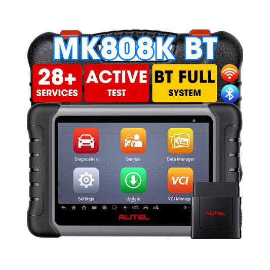 AUTEL Licensed Original Mk808bt Pro MK808Z BT MK808K BT Same Mk808s Mp808s 808 All Systems Obd2 Vehicle Car Diagnostic Tool