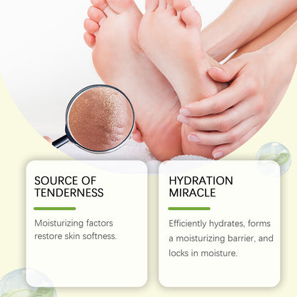 Viareline Foot Care Wax Exfoliating Anti-Dryness Moisturizing Hydrating Smooth Foot Skin Care Wax