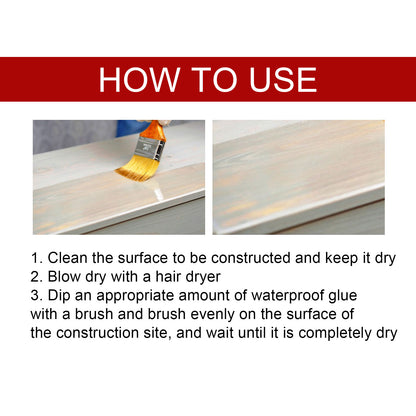 Jue-Fish Transparent Leak-Repairing Waterproof Adhesive Brick-Free Bathroom Kitchen Floor Tile Paint Waterproof Agent