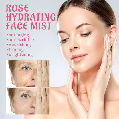 Jaysuing Rose Facial Toner Hydrating Refreshing Oil Control Blemish Correcting Toner